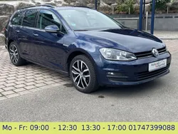 Blau Gebraucht 2015 VW Golf VII Cup Kombi | 7.999 € (Superpreis)