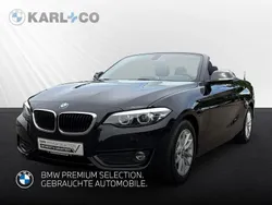 Schwarz Gebraucht 2021 BMW 218 Advantage Cabrio | 23.590 € (Superpreis)