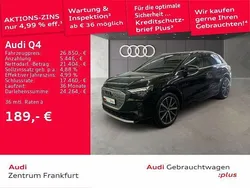 Schwarz Gebraucht 2022 Audi Q4 e-tron Sport SUV | 26.850 € (Guter Preis)