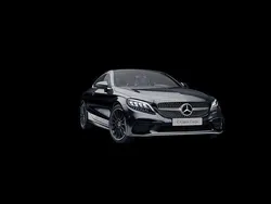 Obsidianschwarz Gebraucht 2021 Mercedes C220 AMG line Coupé | 33.998 € (Fairer Preis)