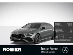 Grau / mountaingrau Gebraucht 2024 Mercedes CLA35 AMG Advanced Plus Kombi | 49.563 € (Teuer)