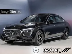 Obsidianschwarz Gebraucht 2024 Mercedes E220 AMG Limousine | 63.750 €