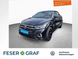 Deep black perleffekt Gebraucht 2024 VW T-Roc Cabriolet R-line Cabrio | 32.420 € (Superpreis)