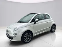Bianco gioioso/perla/nuvola Gebraucht 2011 Fiat 500 Lounge Cabrio | 9.490 € (Fairer Preis)