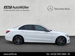 Unilack polarweiß Gebraucht 2017 Mercedes C250 AMG line Limousine | 26.665 € (Etwas zu teuer)