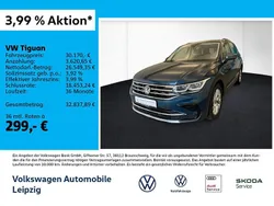 Nightshade blue metallic Gebraucht 2023 VW Tiguan Elegance SUV | 30.170 € (Guter Preis)