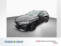 Mythosschwarz metallic Gebraucht 2024 Audi A3 Sportback Ambiente Limousine | 34.890 € (Fairer Preis)