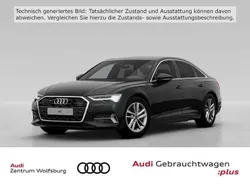 Mythosschwarz metallic Gebraucht 2024 Audi A6 Advanced Limousine | 49.690 €