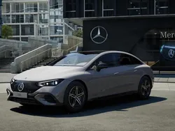 Manufaktur alpingrau uni Gebraucht 2024 Mercedes EQE500 AMG Limousine | 67.358 € (Etwas zu teuer)