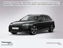 Mythosschwarz metallic Gebraucht 2025 Audi A4 S-Line Kombi | 38.480 € (Fairer Preis)