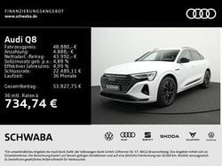 Gletscherweiß metallic Gebraucht 2024 Audi Q8 Sportback e-tron Advanced Plus SUV | 48.570 € (Fairer Preis)