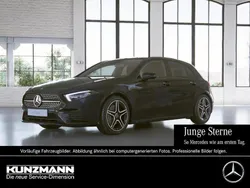 Kosmosschwarz metallic Gebraucht 2022 Mercedes A250 AMG Limousine | 27.480 € (Fairer Preis)
