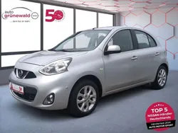 Silber Gebraucht 2014 Nissan Micra Acenta Kleinwagen | 7.900 € (Etwas zu teuer)