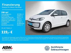 Pure white Gebraucht 2021 VW up! move up! Kleinwagen | 10.530 € (Fairer Preis)