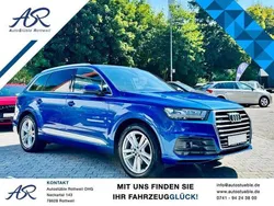 Blau Gebraucht 2016 Audi Q7 S-Line SUV | 26.888 € (Guter Preis)