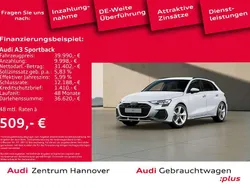 Gletscherweiß metallic Gebraucht 2024 Audi A3 S-Line Limousine | 39.990 € (Fairer Preis)