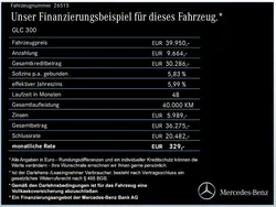 Grau Gebraucht 2021 Mercedes GLC300 SUV | 40.950 € (Teuer)