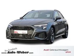 Grau Gebraucht 2024 Audi A3 Sportback S-Line Limousine | 42.970 € (Teuer)