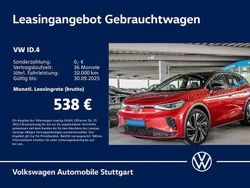 Kings red metallic/schwarz Gebraucht 2024 VW ID.4 GTX SUV | 45.330 € (Superpreis)