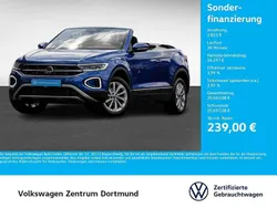 Blau Gebraucht 2024 VW T-Roc Cabriolet Style Cabrio | 29.150 € (Guter Preis)