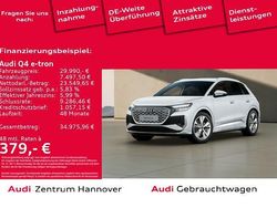 Weiß (2y gletscherweiß metallic) Gebraucht 2022 Audi Q4 e-tron S-Line SUV | 29.991 € (Guter Preis)