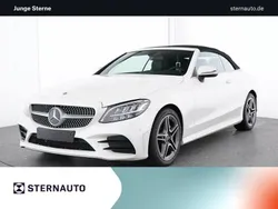 Manufaktur diamantweiß bright Gebraucht 2023 Mercedes C180 AMG line Cabrio | 41.789 € (Fairer Preis)