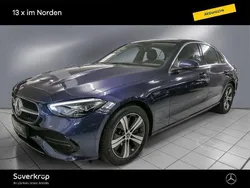 Blau Gebraucht 2023 Mercedes C220 Avantgarde Limousine | 34.280 € (Superpreis)