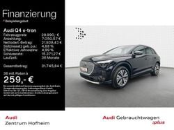 Mythosschwarz metallic Gebraucht 2023 Audi Q4 e-tron Advanced Plus SUV | 28.990 € (Fairer Preis)