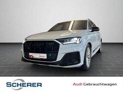 Gletscherweiß metallic Gebraucht 2021 Audi Q7 S-Line SUV | 58.890 € (Superpreis)