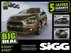 Platiniumgrau (metallic) Gebraucht 2023 Citroën C3 Shine Kleinwagen | 16.480 € (Fairer Preis)