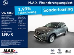 Indiumgrau metallic Gebraucht 2024 VW T-Roc Style SUV | 26.979 € (Guter Preis)