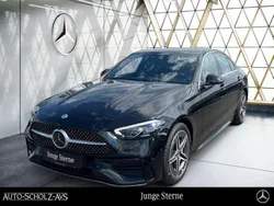 Metalliclack obsidianschwarz Gebraucht 2024 Mercedes C220 Advanced Limousine | 42.878 € (Fairer Preis)