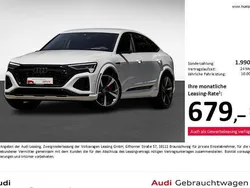 Gletscherweiß metallic Gebraucht 2023 Audi SQ8 Sportback e-tron Ambiente SUV | 75.722 € (Etwas zu teuer)