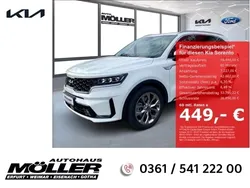 Weiss Gebraucht 2023 Kia Sorento 3 SUV | 49.449 € (Etwas zu teuer)