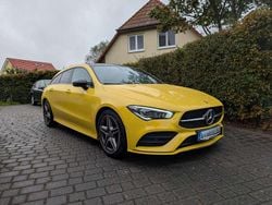 Gelb Gebraucht 2019 Mercedes CLA220 Shooting Brake AMG line Kombi | 25.500 € (Fairer Preis)