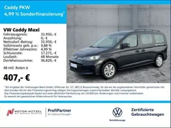 Schwarz Gebraucht 2024 VW Caddy Maxi Life Van / Kleinbus | 31.950 € (Superpreis)