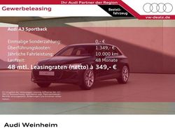Schwarz Neu 2025 Audi A3 Sportback e-tron Kleinwagen | 45.549 €