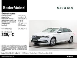 Moonweiß perleffekt (metallic) Gebraucht 2021 Skoda Superb Kombi | 25.230 € (Guter Preis)