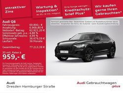 Mythosschwarz metallic Gebraucht 2022 Audi Q8 Competition SUV | 69.890 € (Fairer Preis)