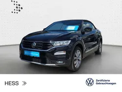 Schwarz Gebraucht 2021 VW T-Roc Cabriolet Style Cabrio | 20.999 € (Fairer Preis)