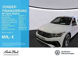 Weiß (pure white) Gebraucht 2022 VW Tiguan Allspace R-line SUV | 38.940 € (Fairer Preis)