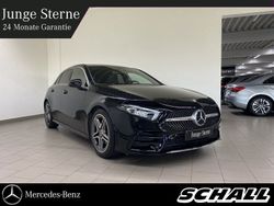 Schwarz Gebraucht 2019 Mercedes A180 AMG Line Premium Limousine | 24.498 € (Etwas zu teuer)