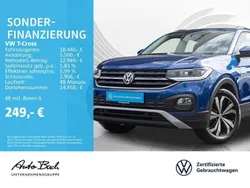 Blau (reef blue metallic) Gebraucht 2019 VW T-Cross Life SUV | 18.440 € (Fairer Preis)