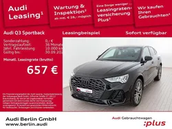 Mythosschwarz metallic Gebraucht 2025 Audi Q3 Sportback S-Line SUV | 52.800 € (Etwas zu teuer)