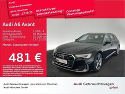 Mythosschwarz metallic Gebraucht 2024 Audi A6 S-Line Kombi | 53.435 € (Fairer Preis)