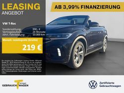 Deep black perleffekt Gebraucht 2024 VW T-Roc Cabriolet R-line Cabrio | 27.860 € (Guter Preis)