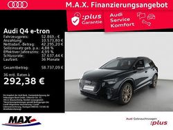 Mythosschwarz metallic Gebraucht 2024 Audi Q4 e-tron Ambiente SUV | 52.869 €