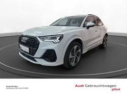 Weiß (gletscherweiß metallic) Gebraucht 2024 Audi Q3 S-Line SUV | 44.480 € (Etwas zu teuer)