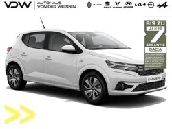 Weiß Neu 2025 Dacia Sandero Expression Kleinwagen | 15.680 € (Guter Preis)