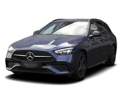Blau Gebraucht 2024 Mercedes C300e AMG | 53.489 € (Etwas zu teuer)
